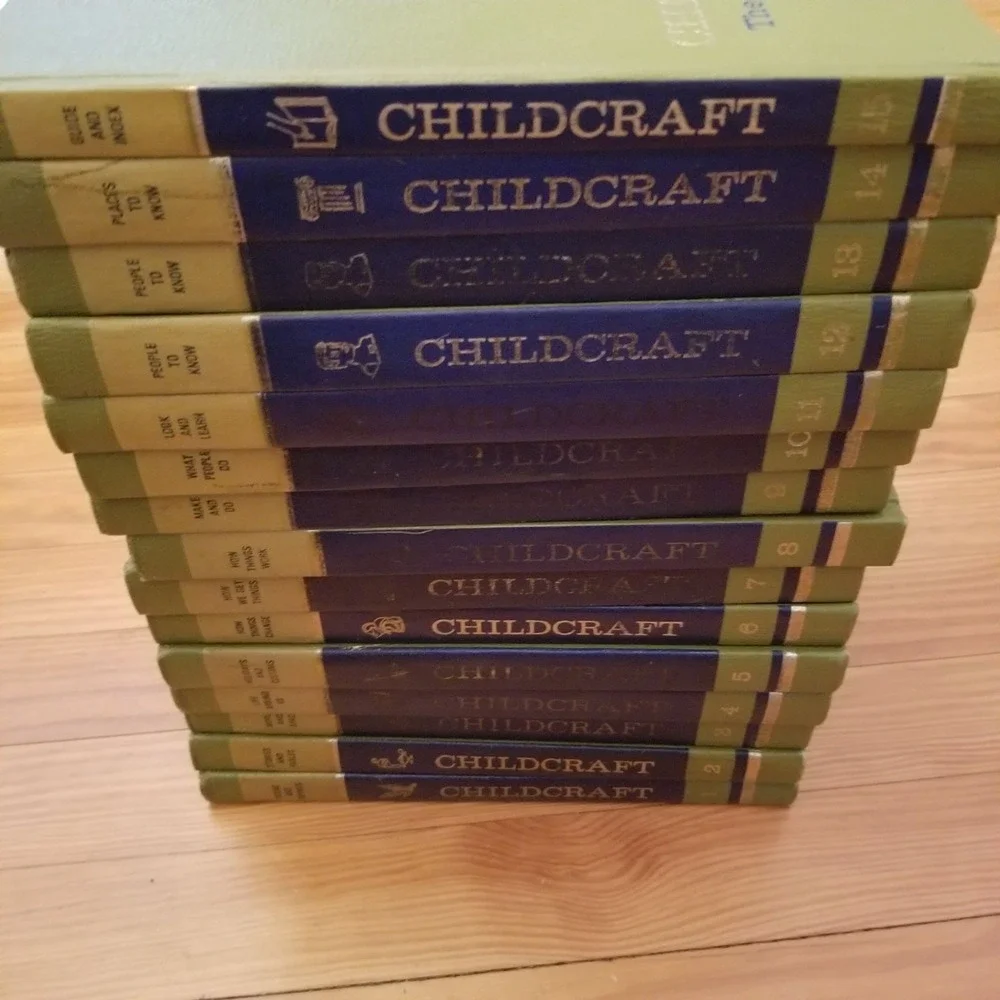 1970 Childcraft‎ 15 Book Set Homeschool Teacher Summer Reading Educational
